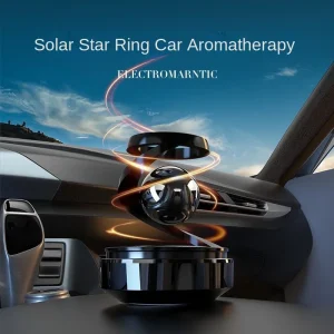 Solar-Powered Car Aromatherapy Diffuser – Premium Car Perfume with Long-Lasting Fragrance | Odor-Eliminating, High-Grade Car Accessory