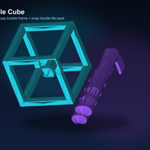 Bubble Cube – Soap Bubble 3D Print File Pack